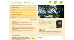 Desktop Screenshot of leenakorpinen.fi