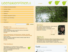 Tablet Screenshot of leenakorpinen.fi